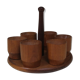 Set of 6 Danish vintage style set set set 1960s
