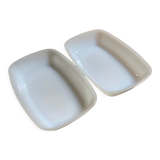 Lot de 2 ravier Lever blanc