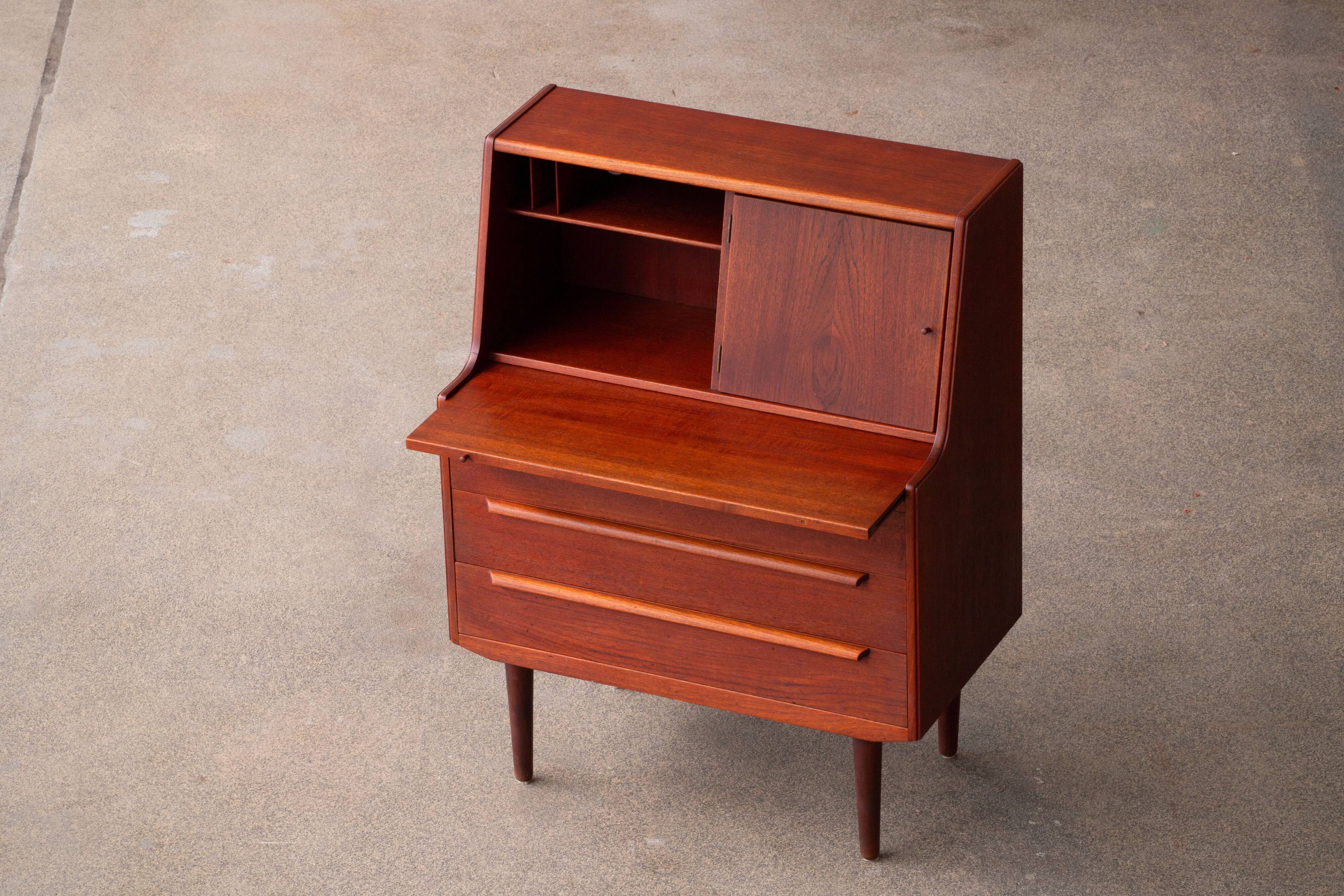 Danish secretary desk in teak 1960