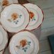 Lot de 7 assiettes digoin Sarreguemines