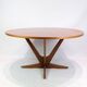 Coffee table – Round – Teak – Holger Georg Jensen – Kubus – 1960s