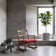 Brutalist Oak Rocking Chair, Denmark, 1960s