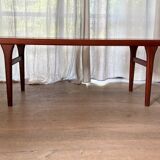 table basse en teck, Danemark années 60