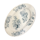 Longwy oval flat and hollow in iron earth, "YCHO" service
