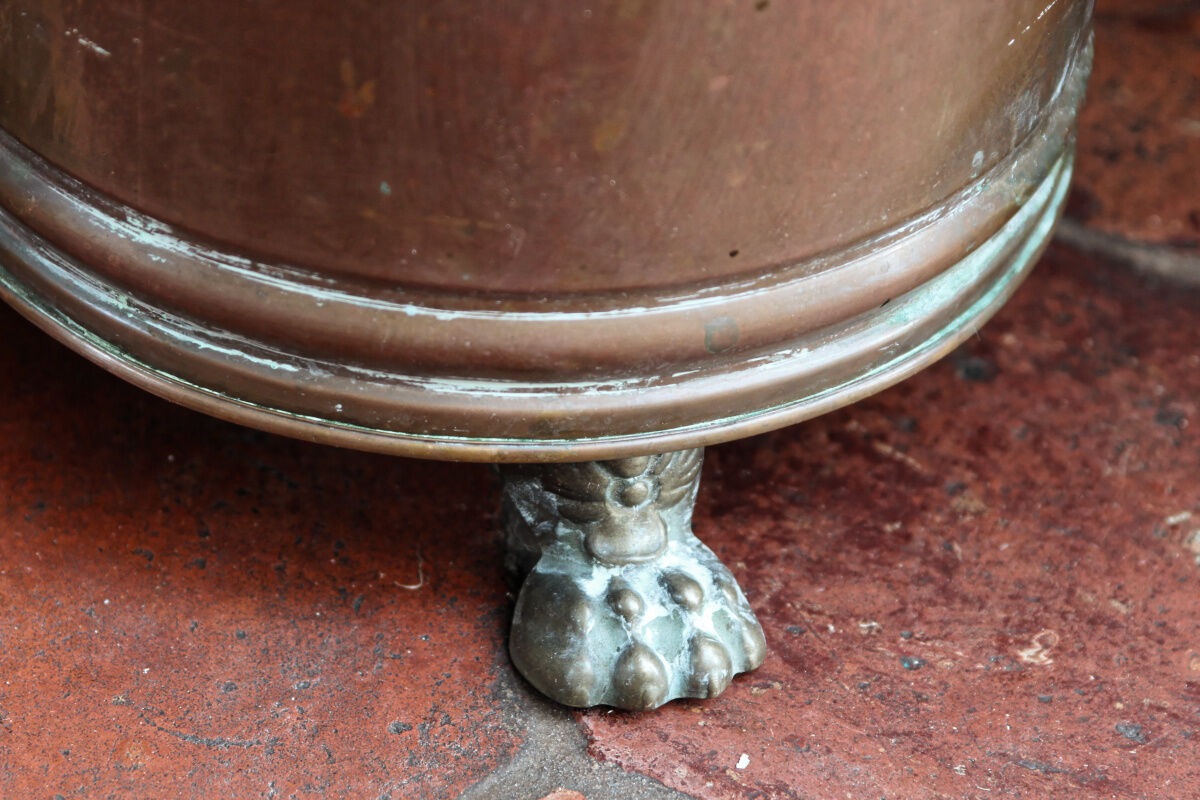 Early 20th century copper umbrella holder