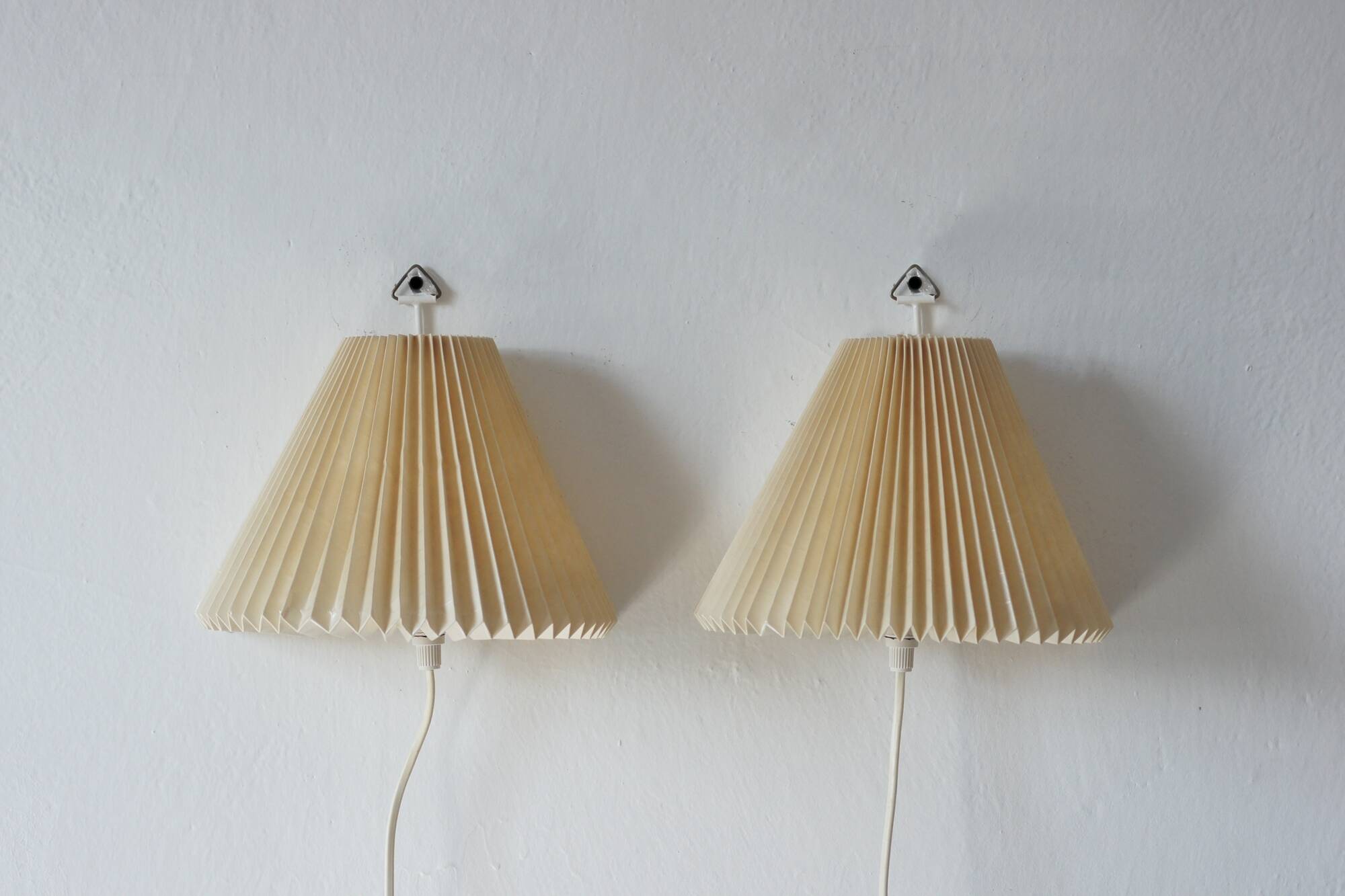 Model 203 Wall Lights by Henning Seidelin for Le Klint, Denmark, 1960s, Set