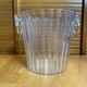 Vintage White Lucite Champagne Bucket FOUSSY Plexi + Metal Handles