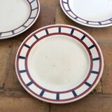 3 plates basque décor
