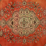 Anatolian handmade vintage rug 233 cm x 180 cm