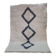 Handmade wool Berber rug 250 x 150 cm