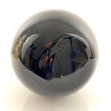 Black opaline ball lamp foot