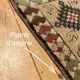 Hand-knotted oriental rug made of pure wool.