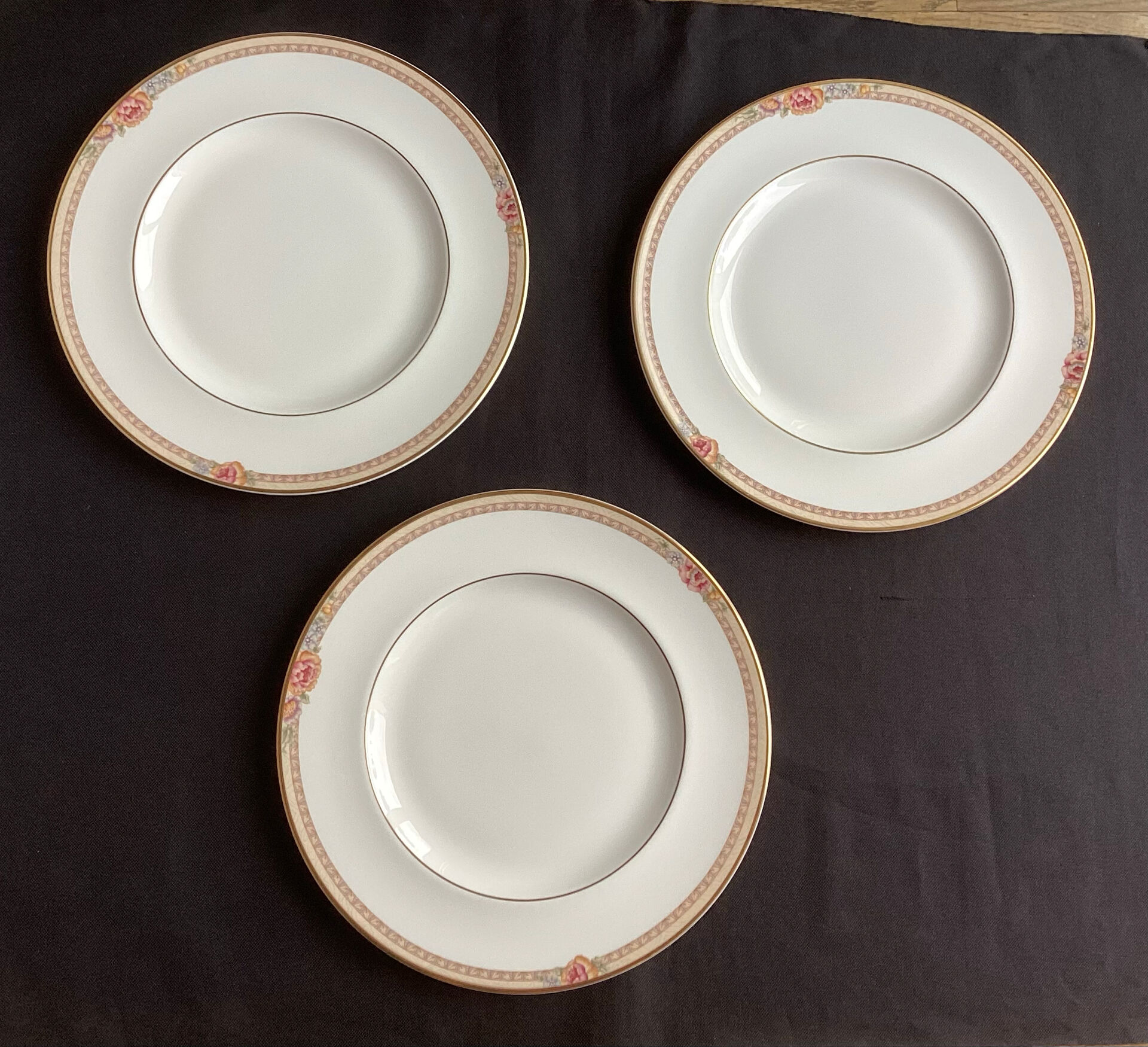 Large fine porcelain plates Royal Doulton Darjeeling