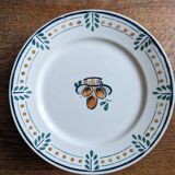 Lot of 12 Vosgien Badonviller flat plates