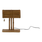 Lampe de bureau moderne en rotin BP