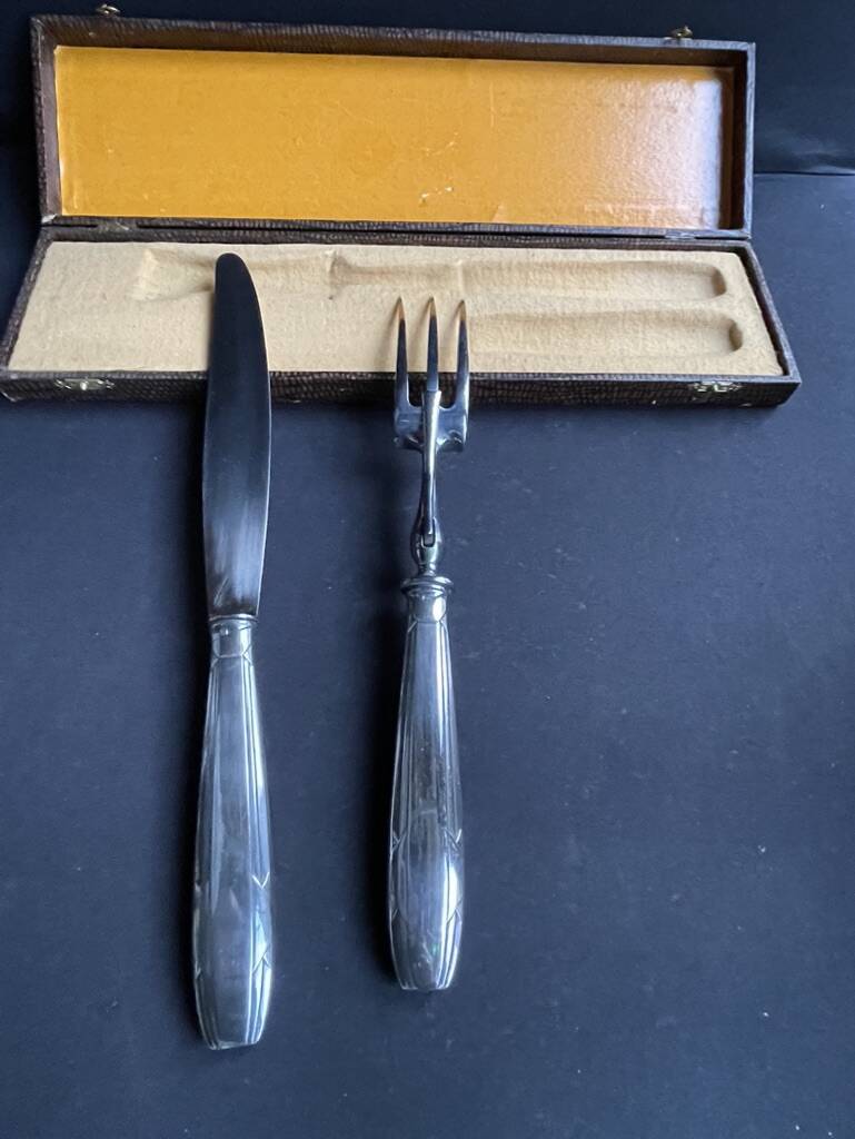 Serving cutlery in Apollonox case – Art Deco