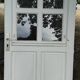 Ancienne porte En bois vitrée Vintage