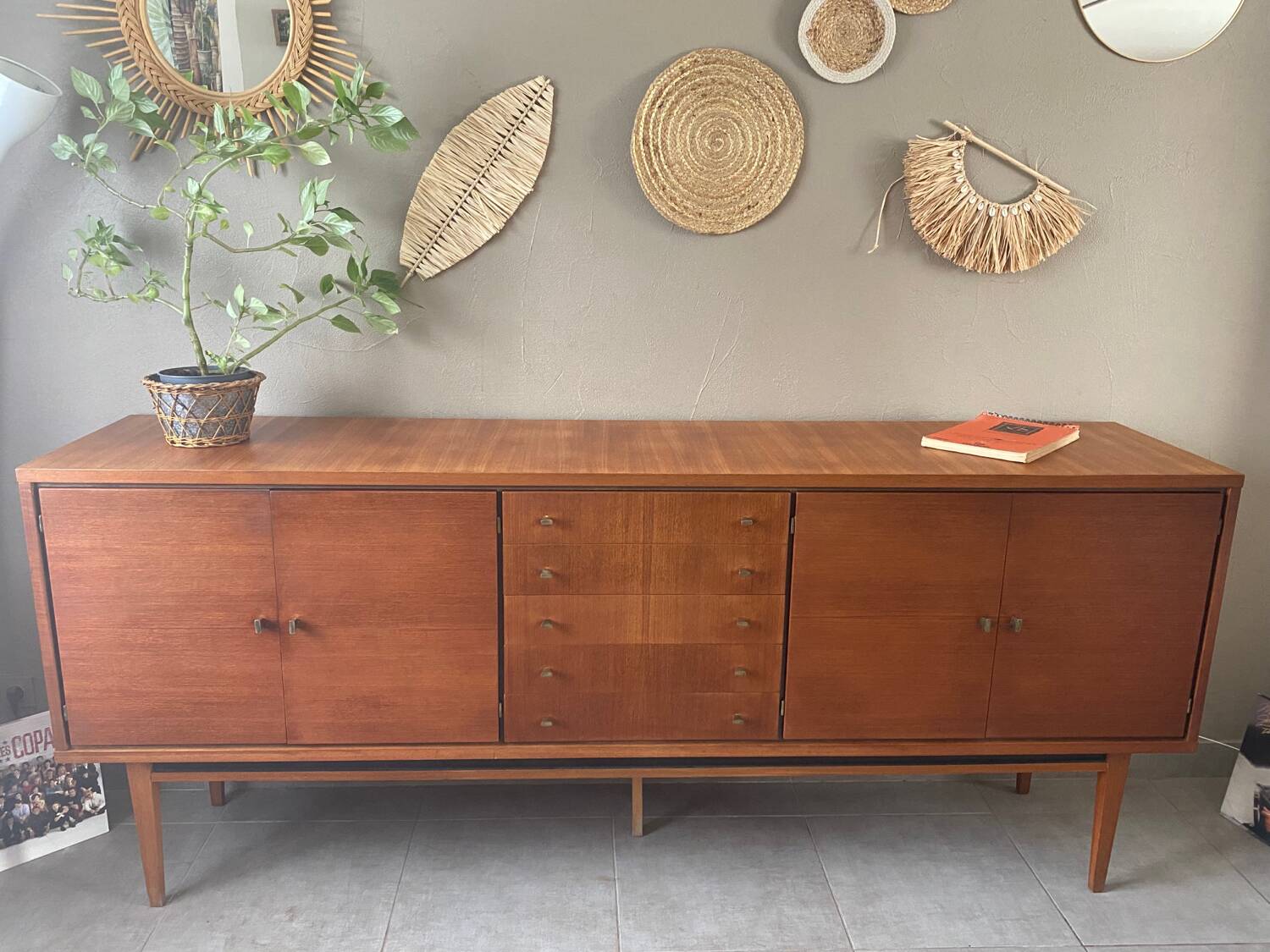 Vintage scandinavian sideboard