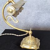 Brass desk lamp
