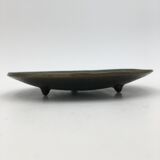 Max Le Verrier bronze trinket bowl, decoration of the sign of the zodiac Aquarius, 1930/1940