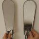 Pair Of Mid Century Swedish Pewter Sconces With Mirror By Svenskt Tenn