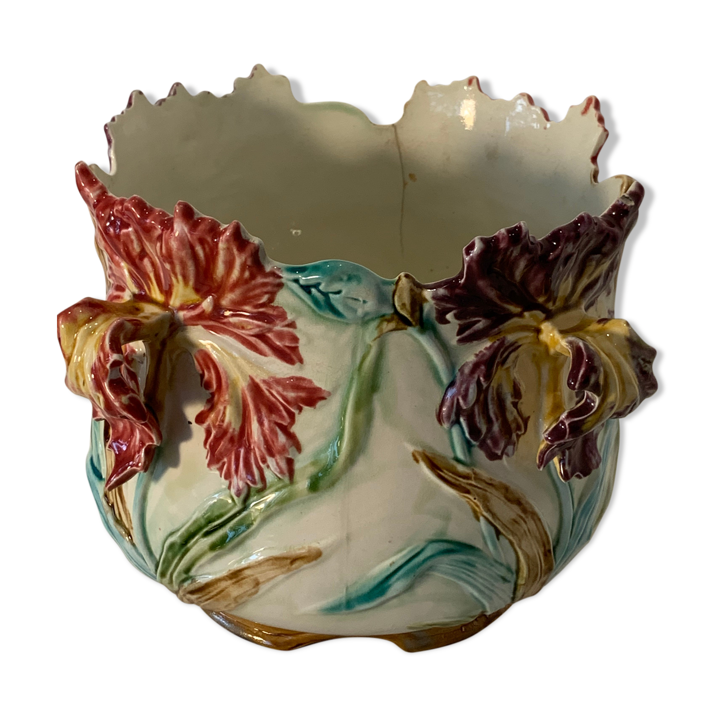 Cache pot barbotine