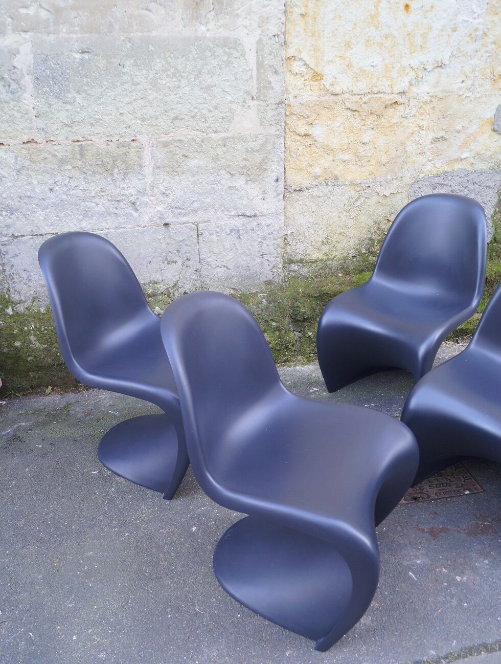 Verner Panton Vitra chairs set