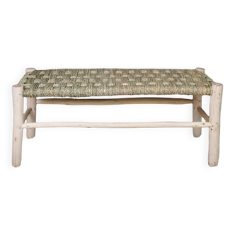 Handcrafted rope bench