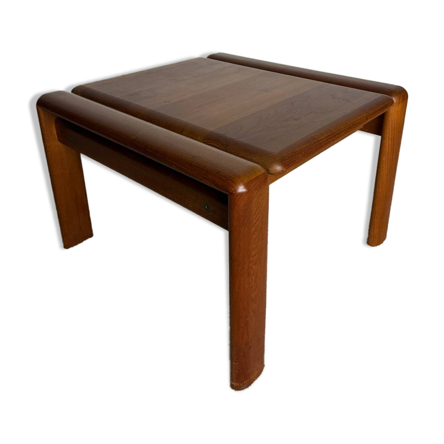 Square wooden coffee table