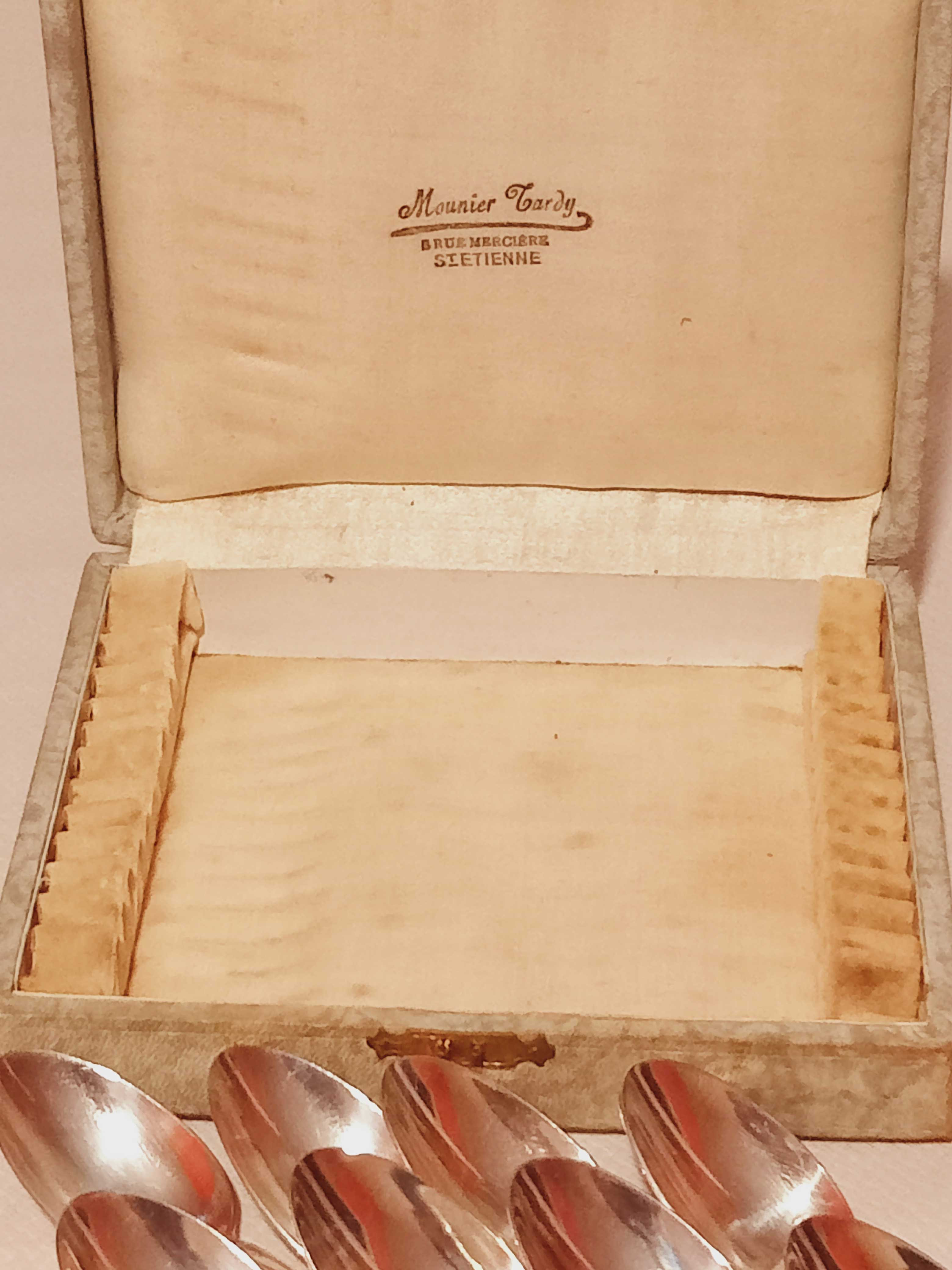 Old dessert spoons