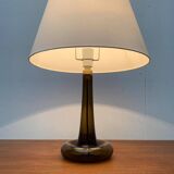 Vintage Danish table lamp model Fleur in glass by Michael Bang for Holmegaard, 1970s.
