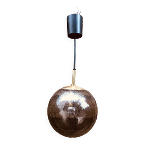 Suspension en verre jaune - biot