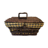 Vintage picnic basket