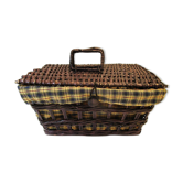 Vintage picnic basket