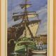 Marine painting by Jean Guindon - Gouache on paper