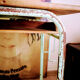 Desk with door-satchel