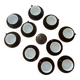 Coffee cups, Cappuccino, Yves Déshoulières, brown and gold, Nescafé