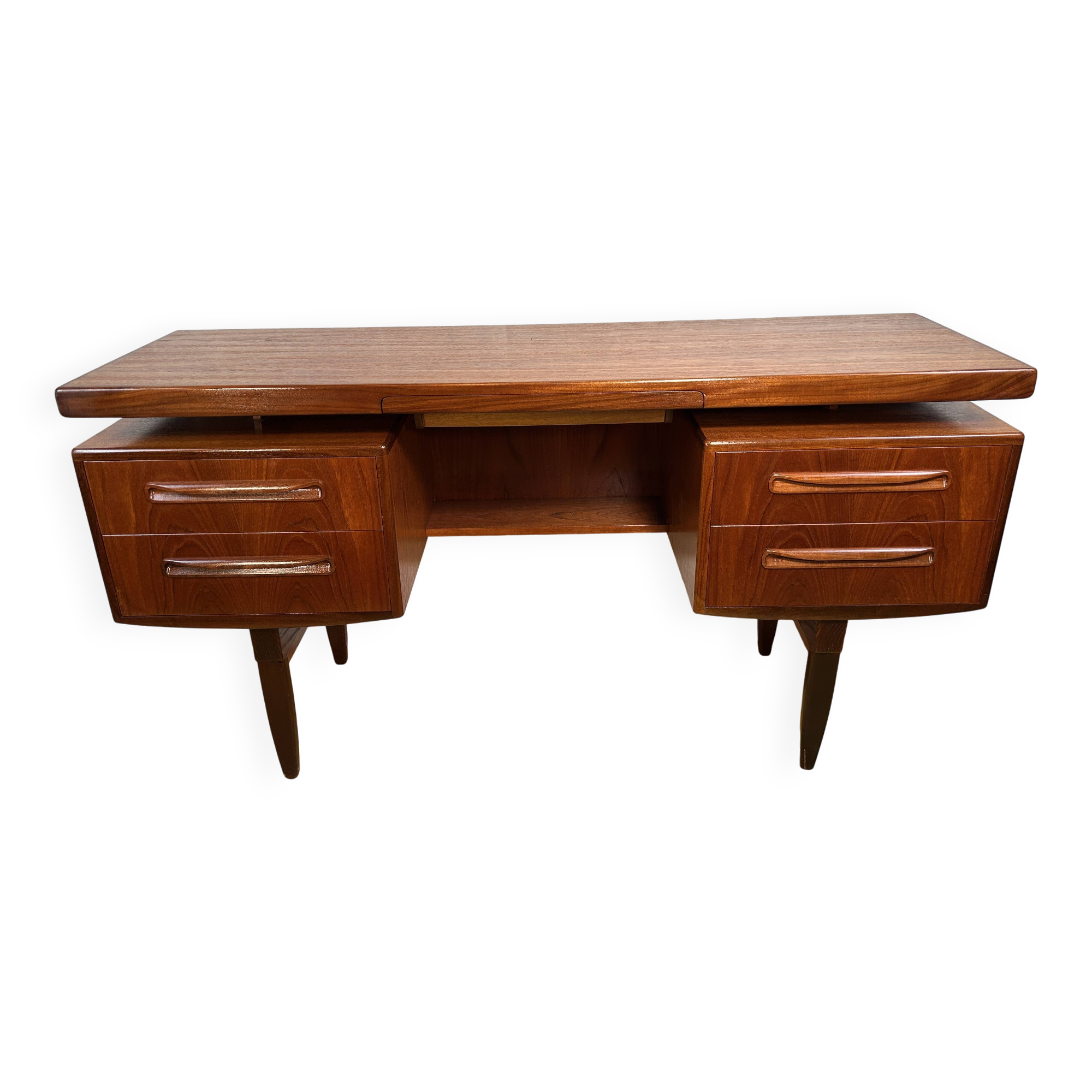 Mid-Century Retro Vintage Teak Floating Top Desk by G Plan Fresco Range Designed by Viktor Wilkins