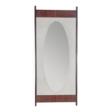 Vintage 60's wall mirror in rosewood italian design