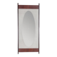 Vintage 60's wall mirror in rosewood italian design