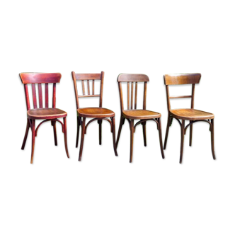 Mix 4 bistro chairs 20/30s