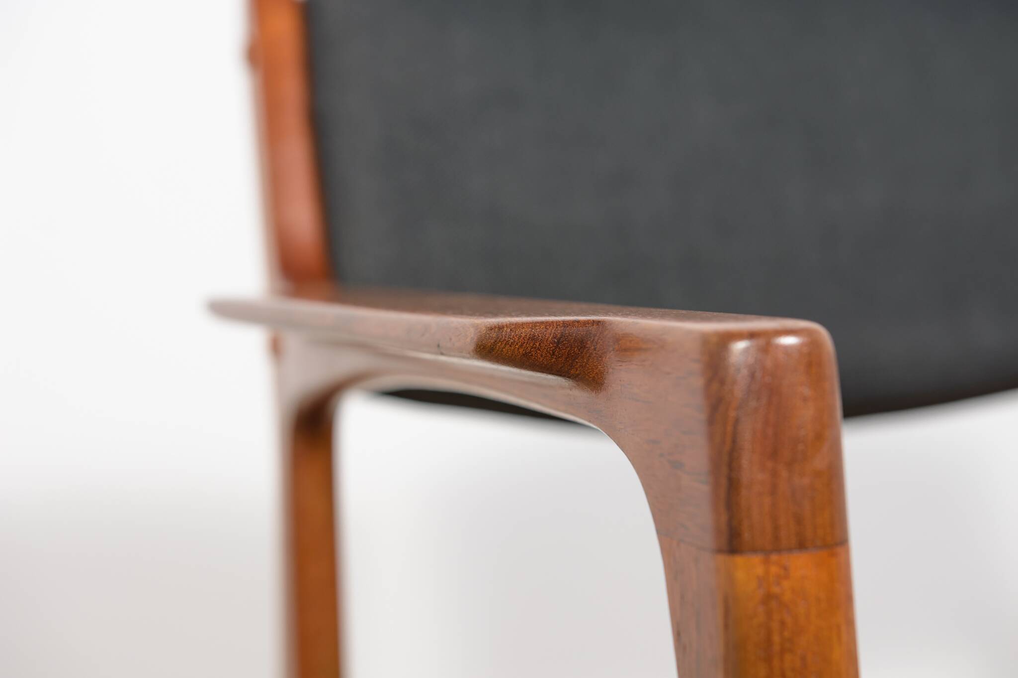 Mid-Century Teak & Leather Armchair by Erik Buck for Ørum Møbelfabrik, Denmark 1960s