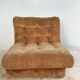 Vintage brown corduroy armchair from the 70s