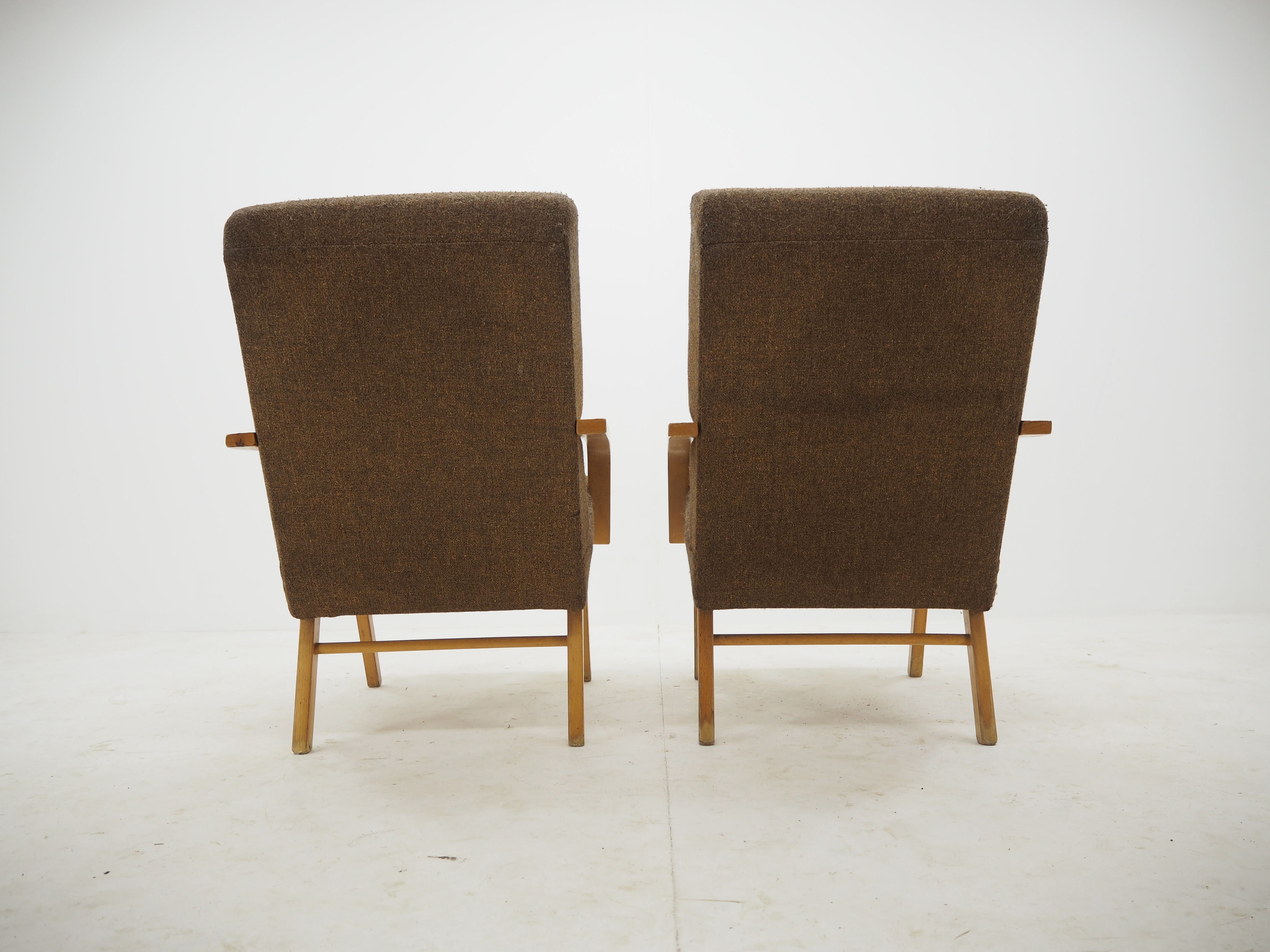 Pair of armchairs, Czechoslovakia, 1960