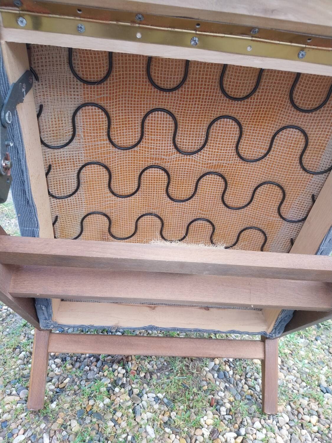 Scandinavian chaise longue armchair