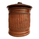 Pot à tabac en grès vernissé