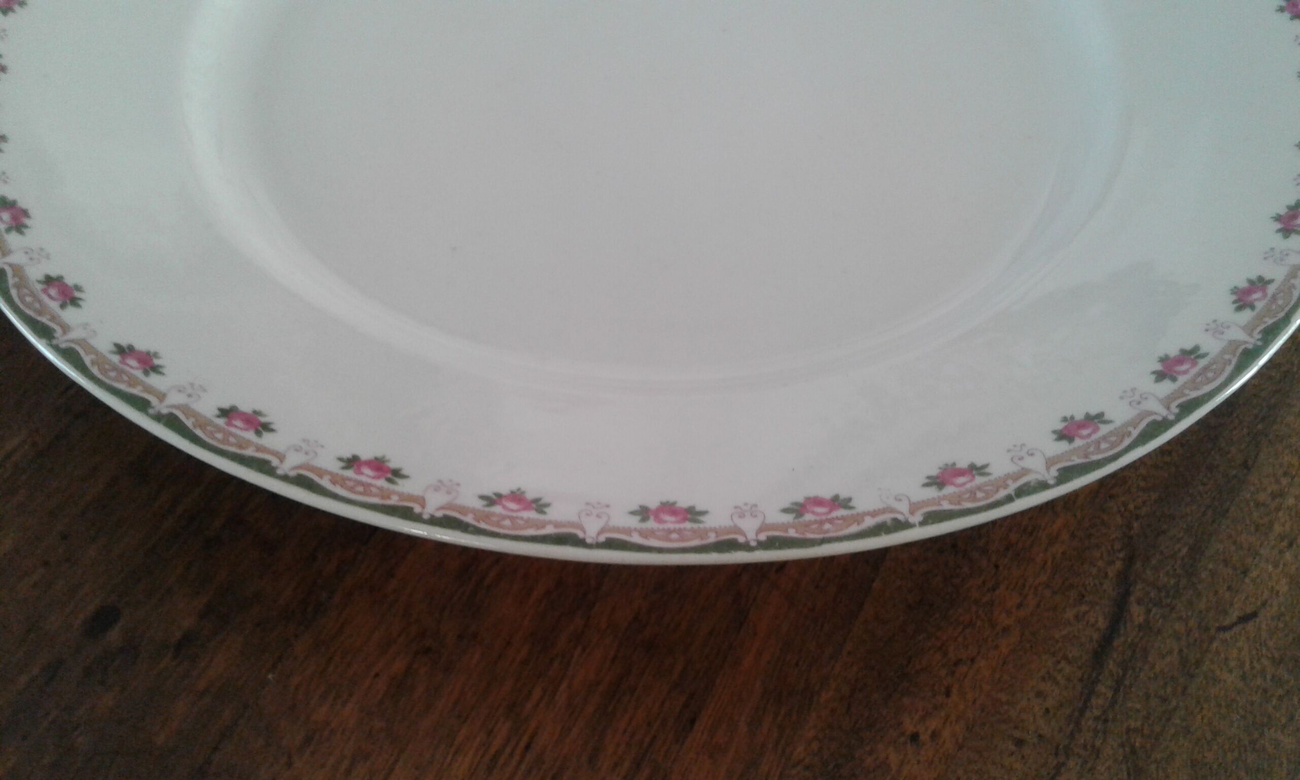 2 round dishes slightly hollow .porcelain Limoges