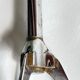 Long vintage chrome metal sugar tongs