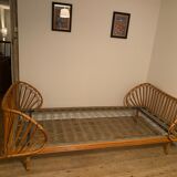Rattan bed
