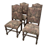 Lot of 4 late 19th century chairs